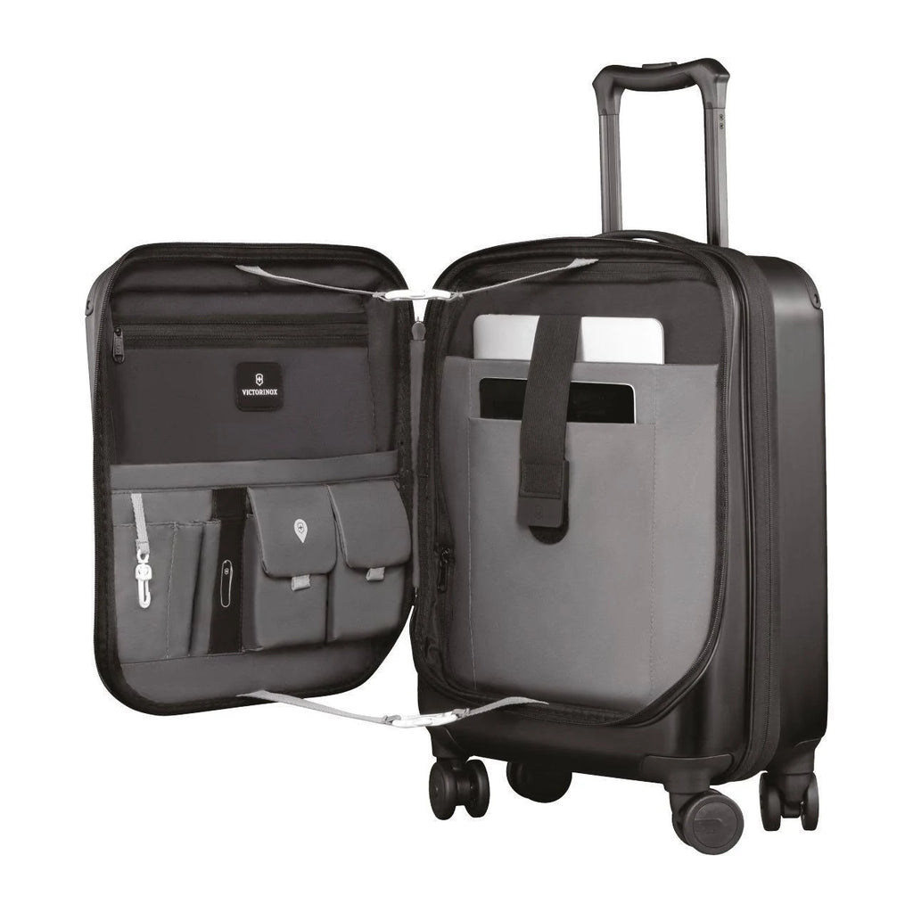 Black Hard Sided Rolling Carry-On Z9535