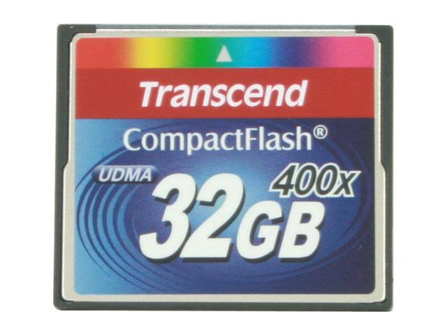 32GB CompactFlash Memory Card 400x H14952