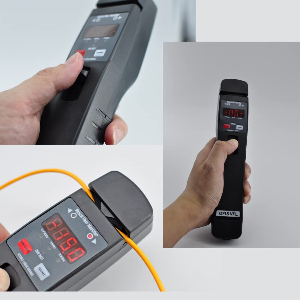 Live Fiber Optical Identifier with Visual Fault Locator O102587