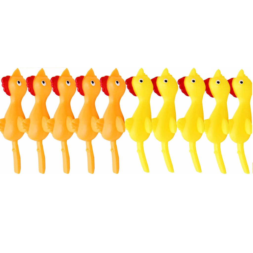 4 PCS Creative Ejection Chicken Toy E3922