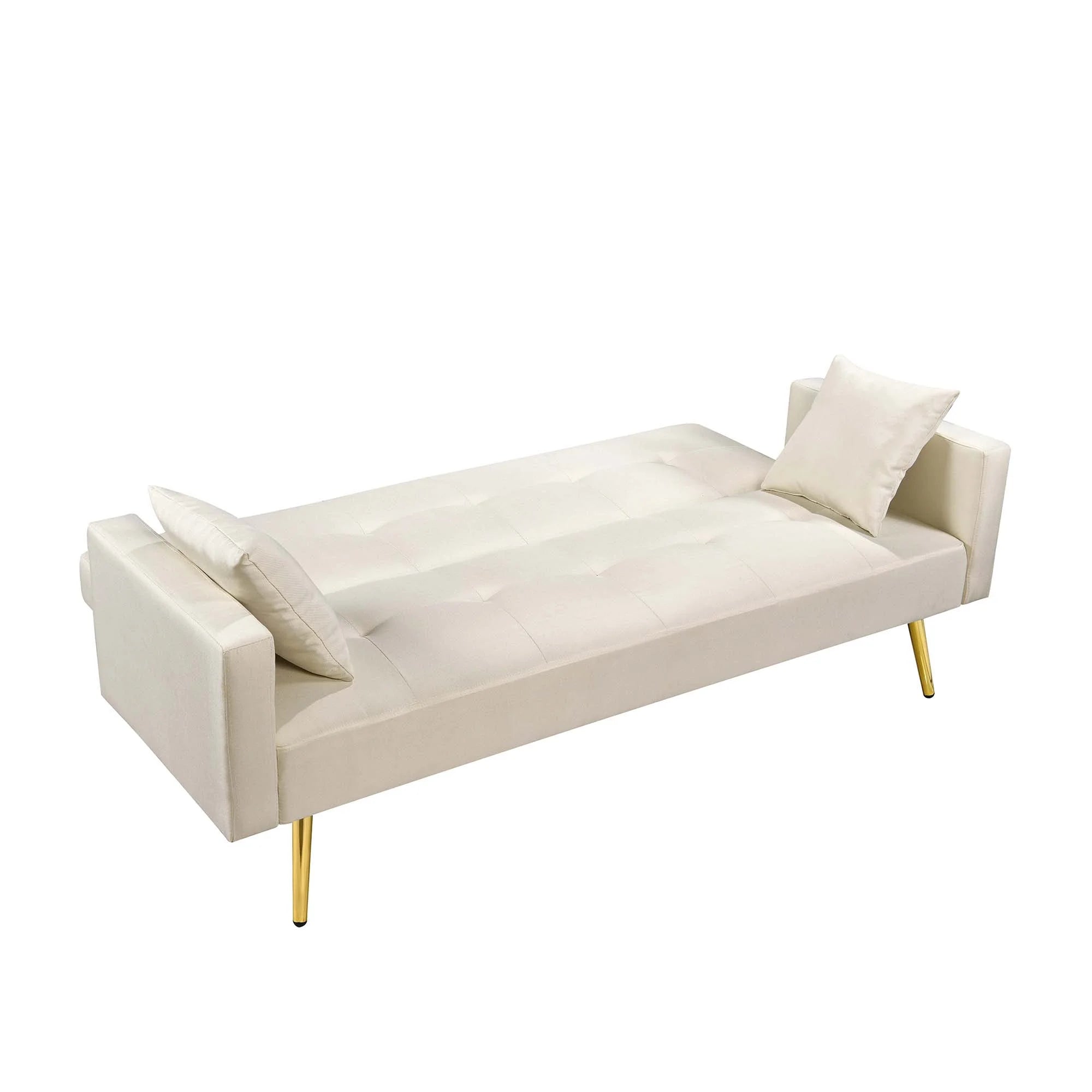 Foldable Fabric Futon Sofa Bed T340