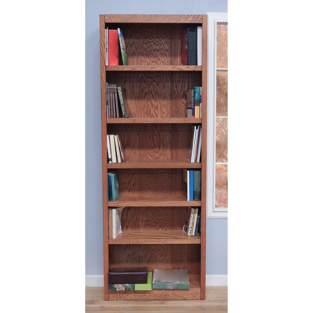 Cherry 6 Shelves Bookcase Q52845