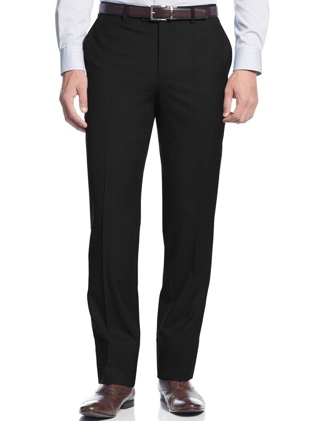 Black Stripe Slim Fit 2 Piece Suit L83919