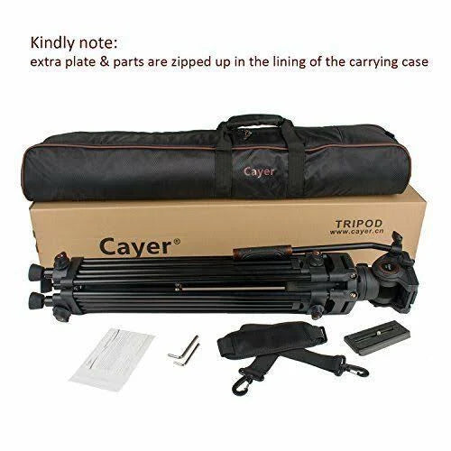 72 inch Aluminum Video Tripod System F914619