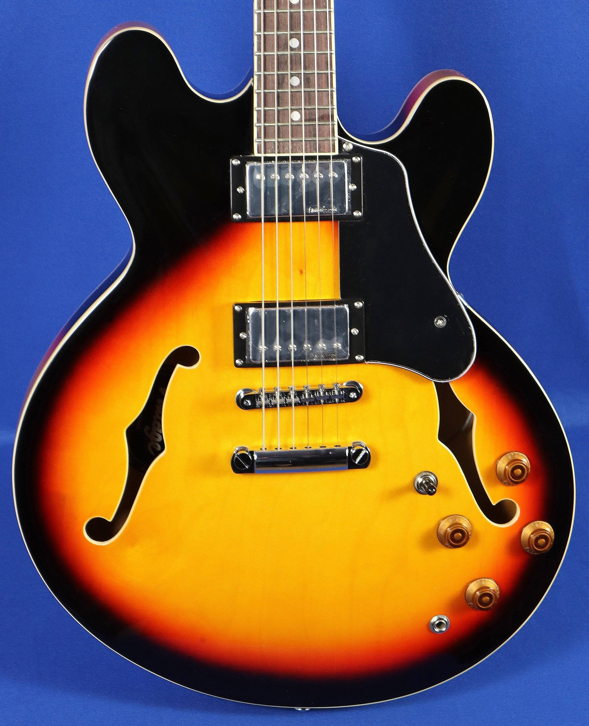 Semi-Hollow Sunburst Electric Guitar P561824