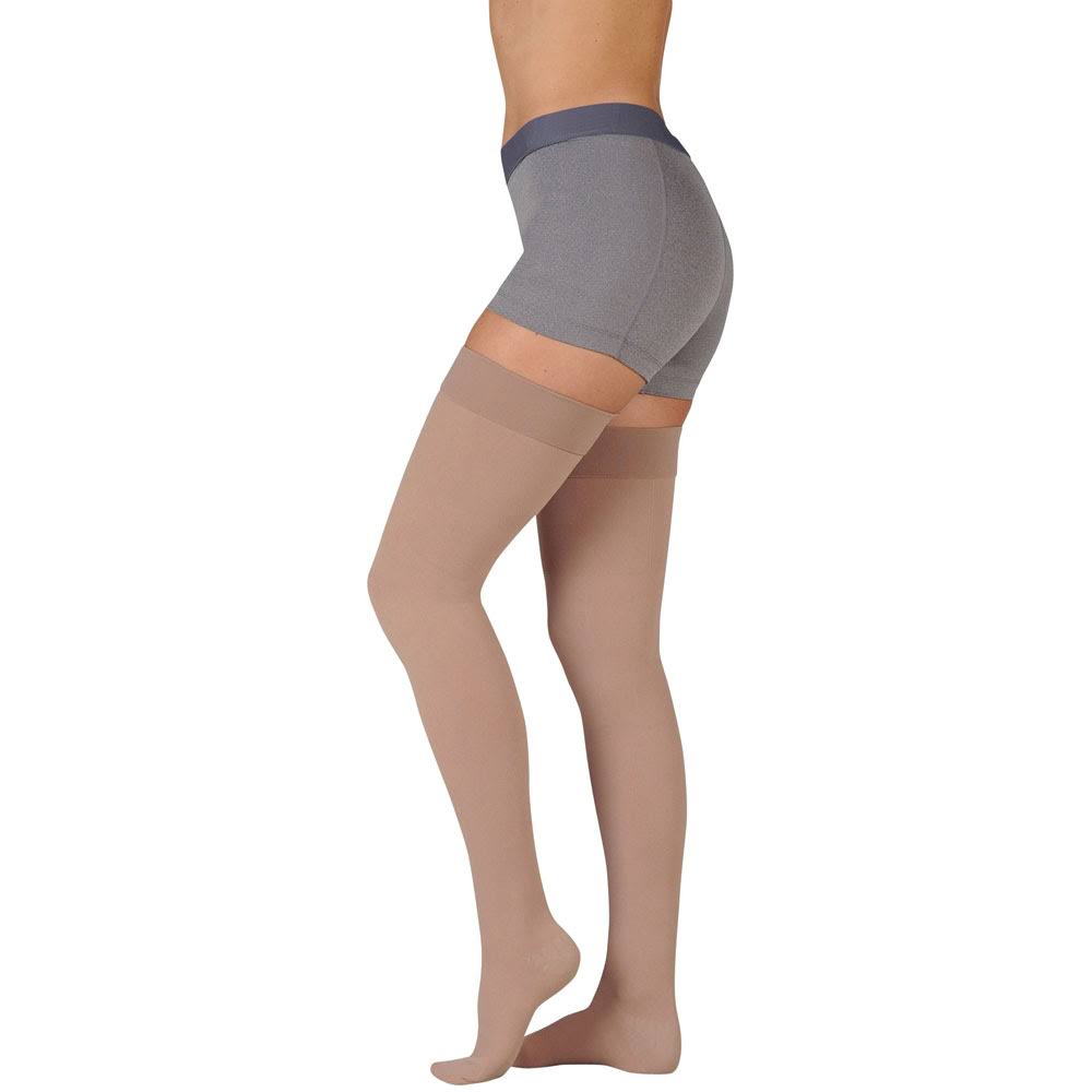 Dynamic Thigh High Compression Stocking with Silicone Band A14228