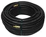 3/8in. x 100ft. Black Rubber Air Hose Pack of 2 E51657