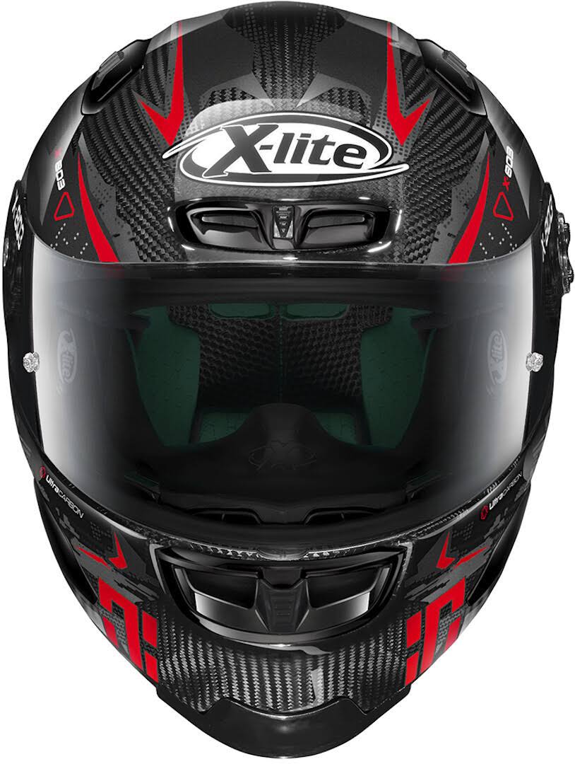 Helmet X-803 RS Ultra Carbon Darko Black / Red Size M K79011