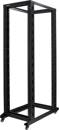 42U 4-Post Open Frame Server Rack Black M130678