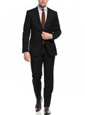 Black Stripe Slim Fit 2 Piece Suit L83919