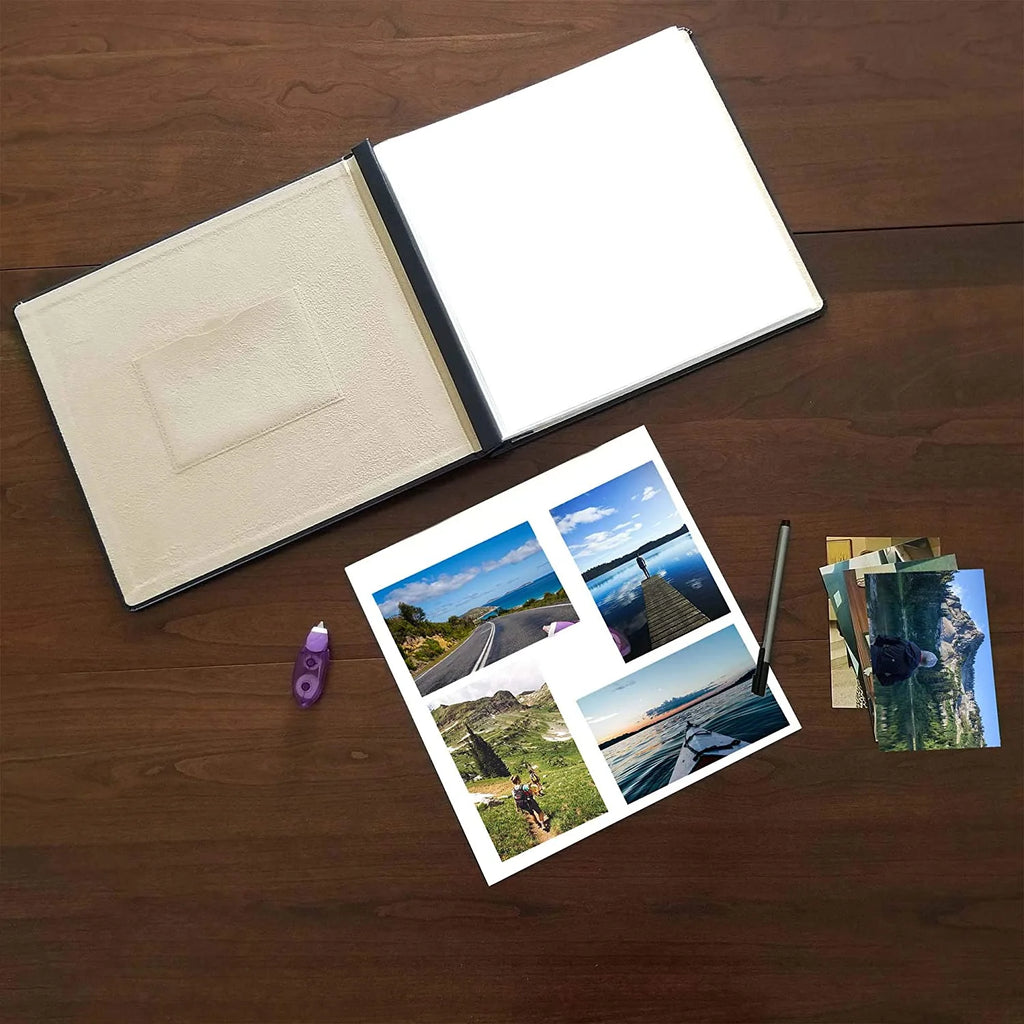 Bonded Leather Scrapbook 12x12 Navy M1364